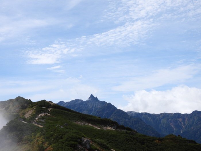 【槍ヶ岳を望む】

